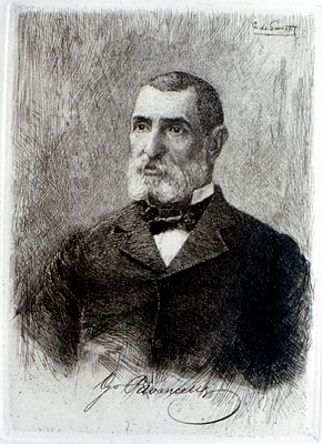 Giuseppe Pavoncelli, nato a Cerignola il 24 Agosto 1836 e morto a Napoli 1l 12 maggio 1910. ( foto d'epoca )