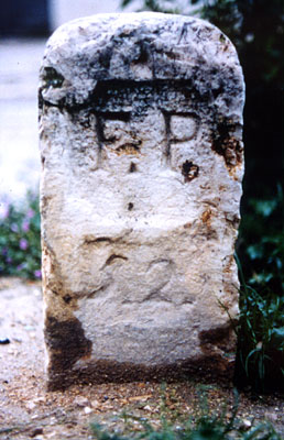 Titolo di fossa di grano con le iniziali di Federico Pavoncelli. Il numero è quello progressivo delle fosse di proprietà