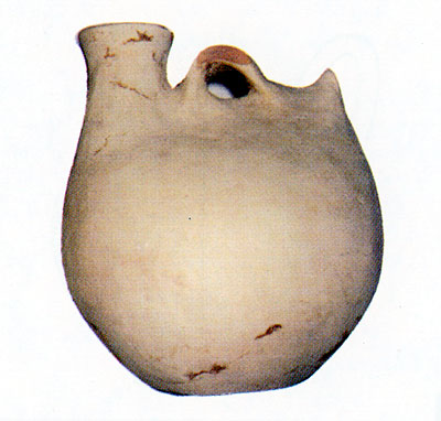 <i>Olla</i> alta 24 cm. Reperto della tomba 1. (dal volume GIOVANNA PACILIO - GIUSEPPE COMPAGNI, Terra antica di Cerigno