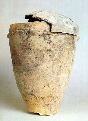 Salapia: vaso sepolcrale usato per bambini. (dal volume IL MUSEO DI FOGGIA, Foggia 1986)