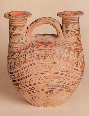Salapia: askos del III secolo a. C. (dal volume IL MUSEO DI FOGGIA, Foggia 1986)