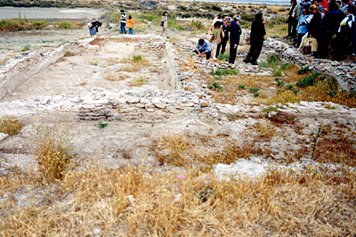 Stanze della villa prossime al canale delle saline. (foto Gioacchino Albanese)