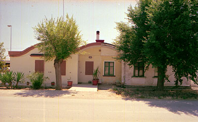 Borgo Moschella: vista frontale dell'unità abitativa. (foto Gioacchino Albanese)