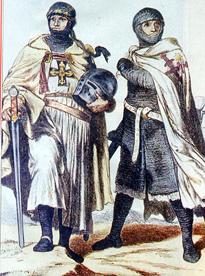 I Cavalieri Teutonici che ricevettero alcune terre di Tressanti in feudo.