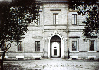 Prospetto dell'Istituto Agrario. (foto Gioacchino Albanese)