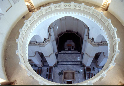 Duomo Tonti: veduta della navata centrale dal tamburo della cupolai. (foto Gioacchino Albanese)