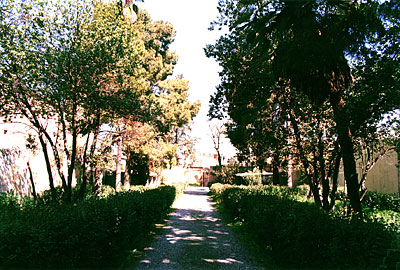 Palazzo Coccia-Cirillo: giardino interno. (foto Gioacchino Albanese)