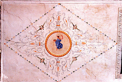 Palazzo Coccia-Cirillo: decorazione della volta del salone. (foto Gioacchino Albanese)