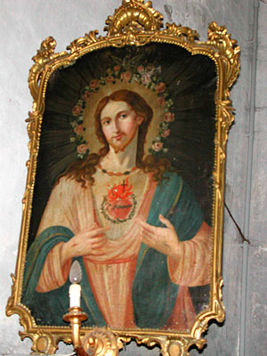 S. Agostino: quadro del SS. Cuore di Gesù. (foto Gioacchino Albanese)
