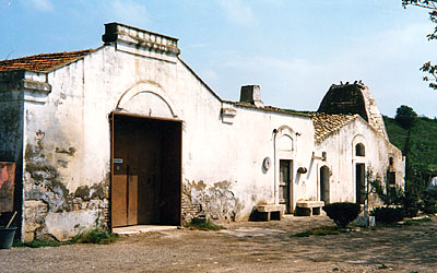 Prospetto degli edifici della masseria Cafora. (foto Francesco De Luca)