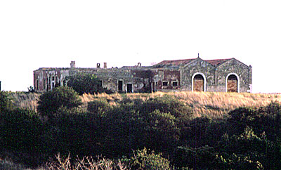 La sommità del pendio dove si trova la masseria. (foto Gioacchino Albanese)