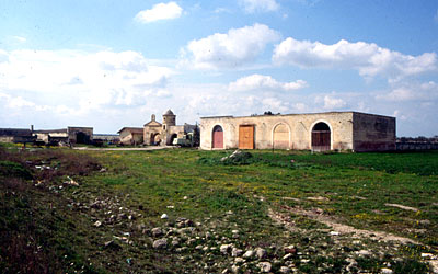 Il complesso di edifici che compongono masseria Le Torri. (foto Gioacchino Albanese)