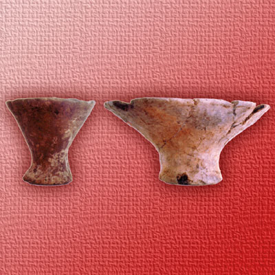 Contenitori ad impasto di argilla ritrovati a Ripalta. (foto Sovrintendenza archeologica )