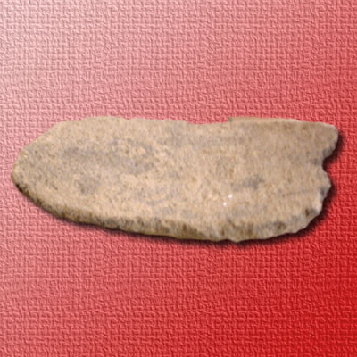 Macina di età romana in pietra vulcanica, conservata nel Museo del grano, di Cerignola. (foto Gioacchino Albanese)