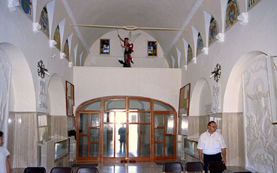 Interno ad una sola navata della chiesetta di M. SS. di Ripalta. (foto Gioacchino Albanese)