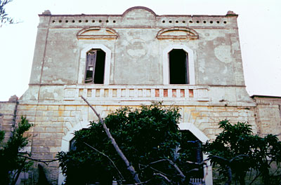 Villa Palieri: il prospetto. (foto Gioacchino Albanese)