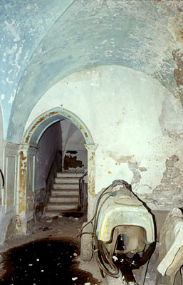 Villa Palieri: ingresso della casa padronale. (foto Gioacchino Albanese)