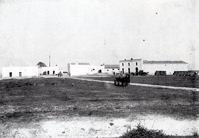 Masseria Pavoni in una foto della prima metà del 900. (foto d'epoca)