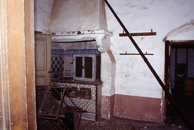 Masseria Ragnizzi: la cucina posta al primo piano. (foto Gioacchino Albanese)