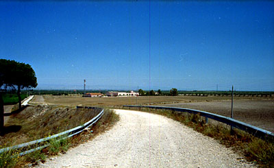 Santa Maria dei Manzi: avvallamento in cui è posta la masseria. (foto Gioacchino Albanese)