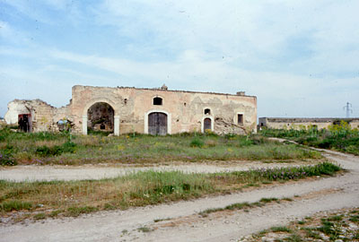 Il gruppo di edifici più vecchi della masseria. (foto Gioacchino Albanese)