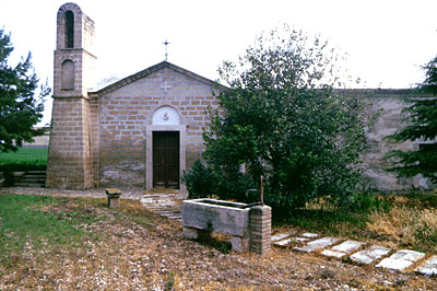 San Giovanni in fonte: chiesetta abbinata alla masseria. (foto Gioacchino Albanese)