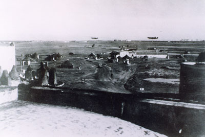 S. Giovanni di Zezza: foto scattata durante la seconda guerra mondiale.