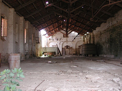 Stabilimento S. Marco: interno dello stabilimento. (foto Gioacchino Albanese)