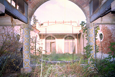 San Lilzo: giardino interno. (foto Gioacchino Albanese)