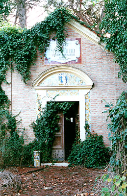 San Lilzo: prospetto della cappella privata. (foto Gioacchino Albanese)