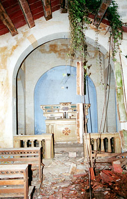 San Lilzo: interno della cappella privata. (foto Gioacchino Albanese)