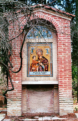 San Lilzo: edicola votiva. (foto Gioacchino Albanese)