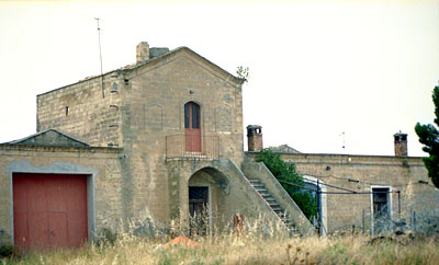Masseria Stingeta: il complesso degli edifici. (foto Gioacchino Albanese)