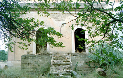 Masseria Tannoia: prospetto della casa del guardiano. (foto Gioacchino Albanese)