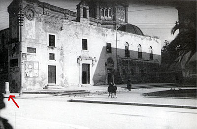 Collocazione del titolo miliare della transumanza nei pressi del vecchio convento dei cappuccini di Cerignola, ormai dem